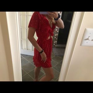 Lulu’s red star dress. Only worn once! Super cute